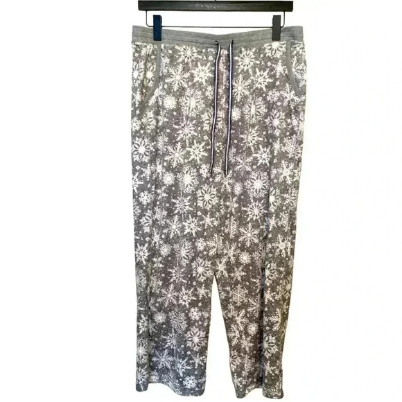 Nautica women’s cosy fleece pyjamas, 2 pants pockets, front  tie on pyjama pants - Picture 3 of 6